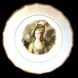 Royal Staffordshire Vintage Portrait Plate Gainsborough Porcelain 8 Inch